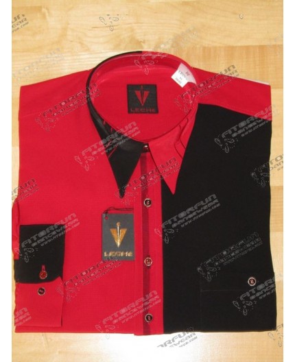 Hemd Langarm rot/schwarz - 7777L29L Hemd Langarm rot/schwarz - 7777L29L