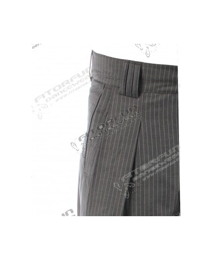 Boogie Hose grau gestreift Gr. 54, 56 oder 58 (3026)