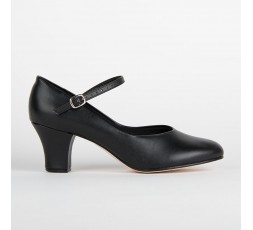 CH52 - Schwarz - Charakterschuh 5 cm Absatz (fÃ¼r StraÃŸe geeignet)