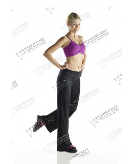 Jazzhose schwarz Marlenestil m. gerafftem Bund Jazzhose schwarz Marlenestil m. gerafftem Bund