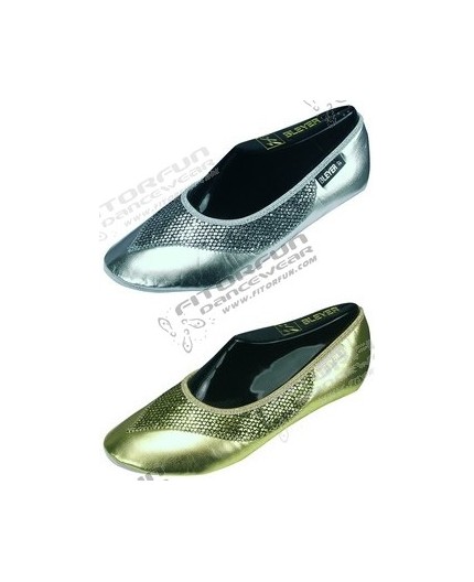 Bauchtanzschuhe 6308 gold oder silber