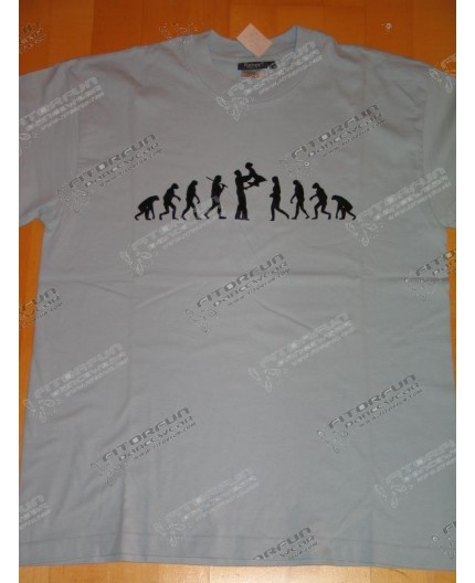 T-Shirt hellblau Gr. L Evolution