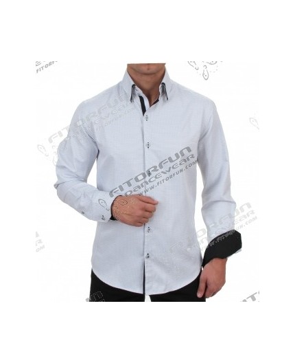 Hemd Langarm weiß gemustert Slimfit - 5414ML SLIM Hemd Langarm weiß gemustert Slimfit - 5414ML SLIM