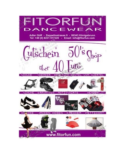 GUTSCHEIN 40 EURO GUTSCHEIN 40 EURO
