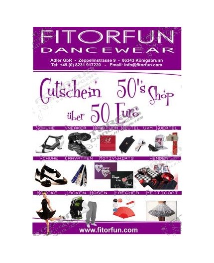 GUTSCHEIN 50 EURO GUTSCHEIN 50 EURO